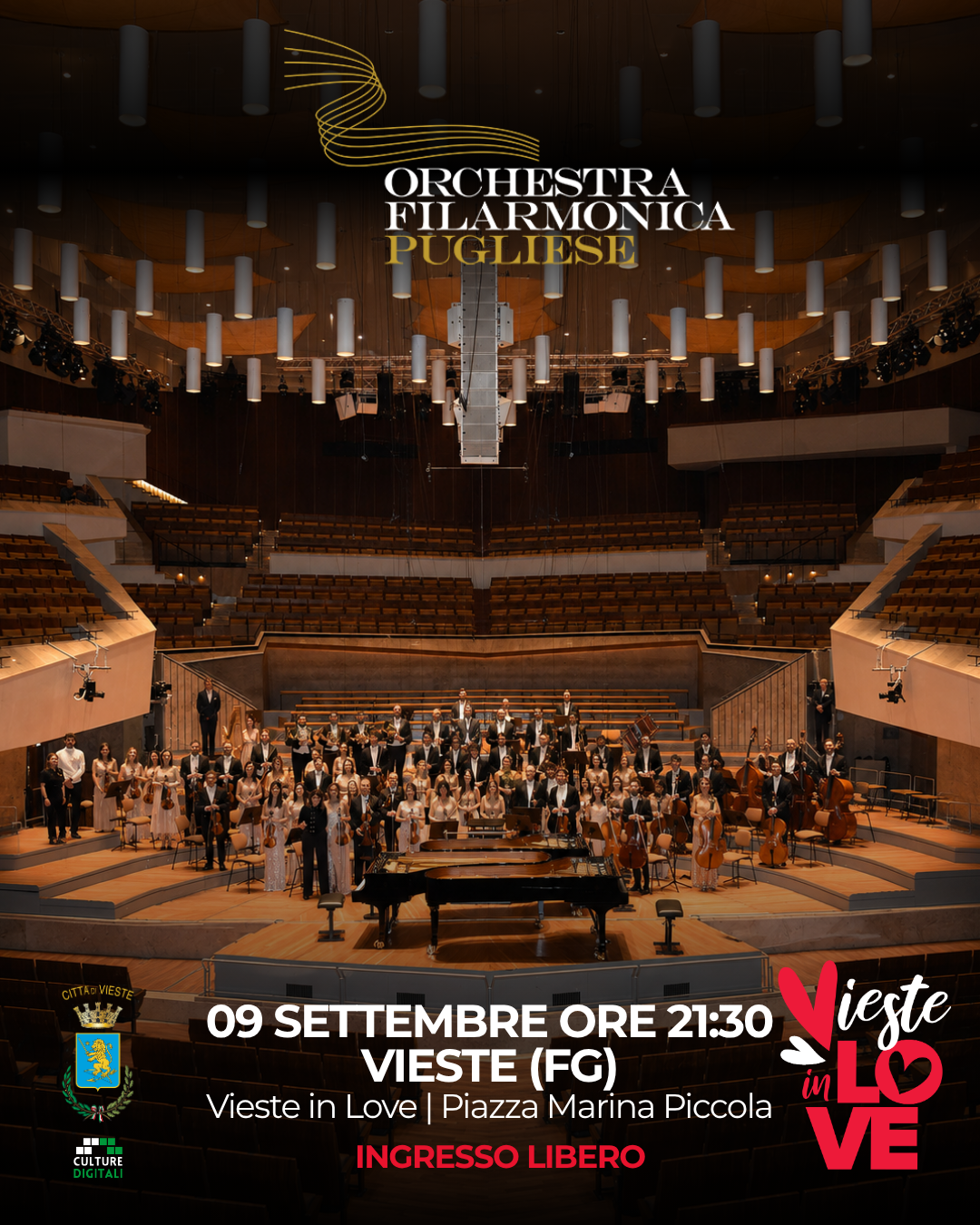 Orchestra Filarmonica Pugliese per l’omaggio a Fabrizio De André